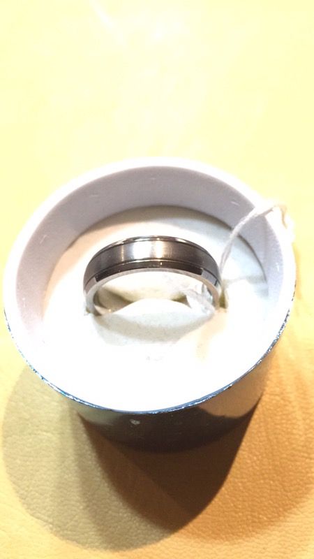 Titanium wedding band size 9