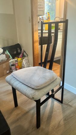 Metal dining table chair *4