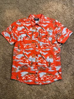 NWT Off The Grid Mexico Theme Graphic Fishing Polo Shirt Size Large