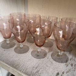 8pc Vintage Glassware 