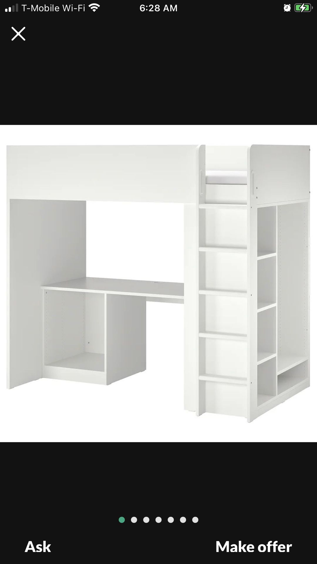 Ikea Stuva Loft Bed And Desk Twin Bed