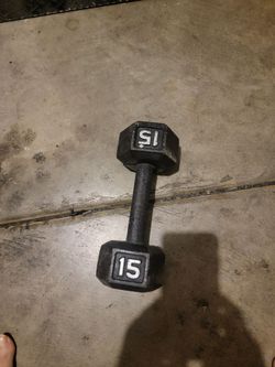 15 Lbs Dumbbell