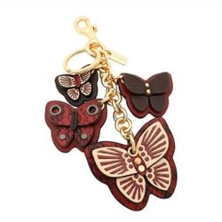 Coach Keychain 1674 IMMZI Big Charm Gold/Multi