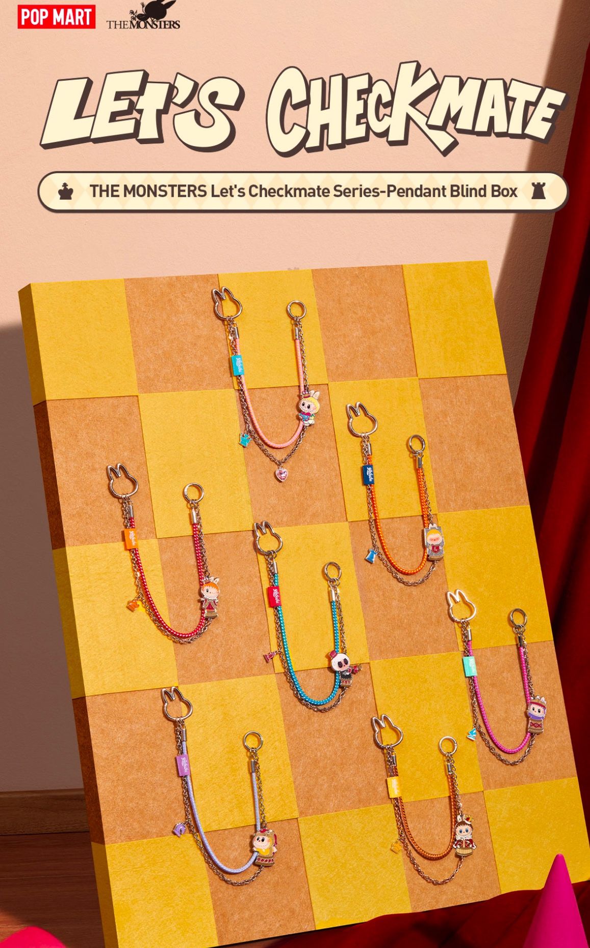 The Monsters Let’s Checkmate Pendant
