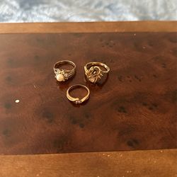 Set Of 3 Rings 18k GE