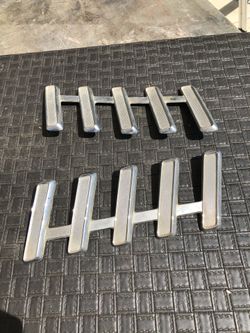 Mopar chrome louvers for hood or body panels