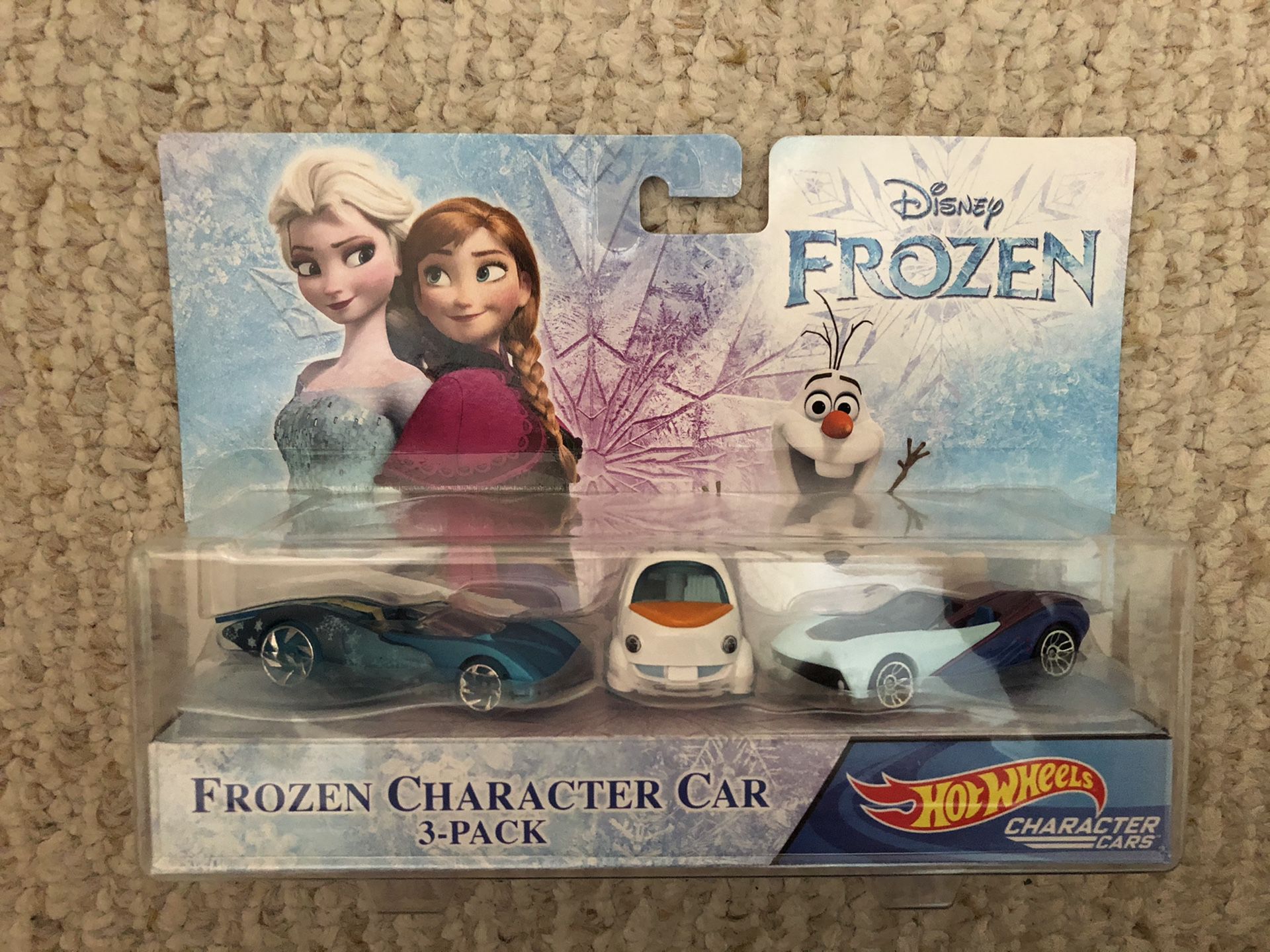 Disney Frozen Hot-wheels Character 3-Pack