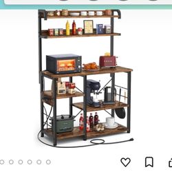 Microwave Stand With Outlet