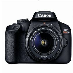 Canon EOS Rebel T100 Digital SLR Camera with EF-S 18-55mm Lens, APS-C Sensor, 18MP