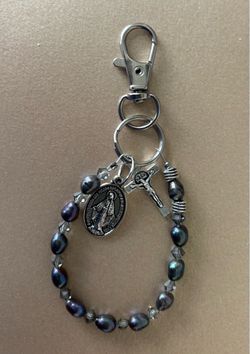 Rosary Keychain, purse charm