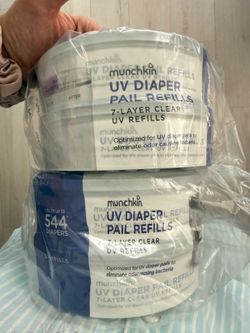 munchkin UV diaper pail refills *4