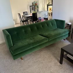 Emerald Green Couch