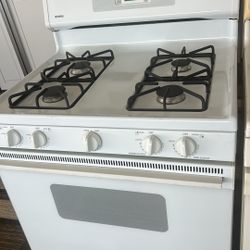 Mint Clean White 4 Burner Ge Gas Stove 