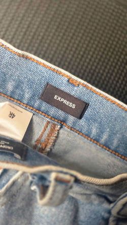 Express cropped flare jeans