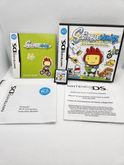 Scribblenauts (Nintendo DS, 2009) - CIB, with Box and Manual - Tested