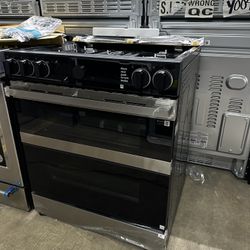 🔥BRAND NEW SAMSUNG BESPOKE 30” DOUBLE OVEN GAS RANGE 🔥WARRANTY 🔥DELIVERY🔥