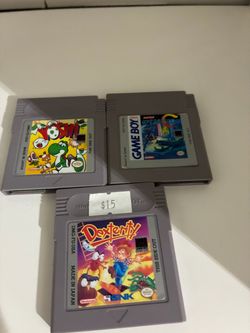 3 Game Boy Cartridges Yoshi Operation C Dexterity