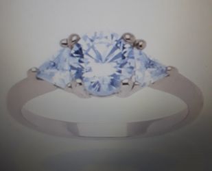 Ring, women's ring with cz stones. Gold Plated. Brand new ONLY $30 each. Sizes 5 or 6.