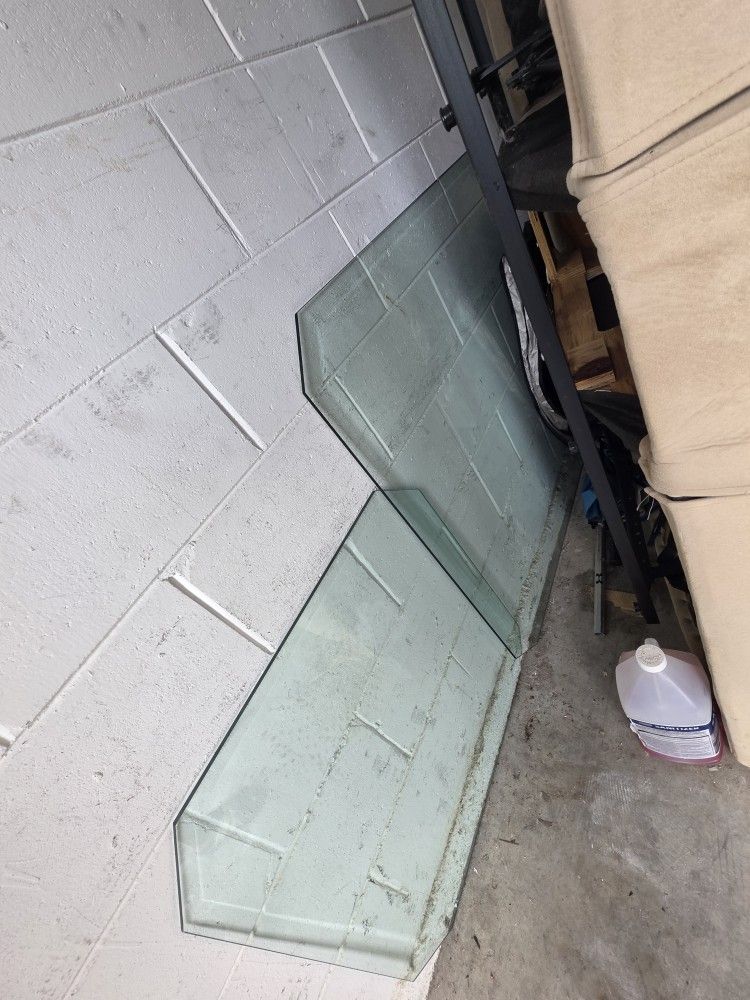 Large Free 1 Heavy Table Glass 1 Middle And 1 Side Table Glass