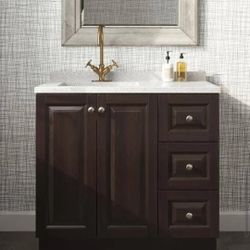 Unused Glacier Bay 36 Inch Bathroom Vanity