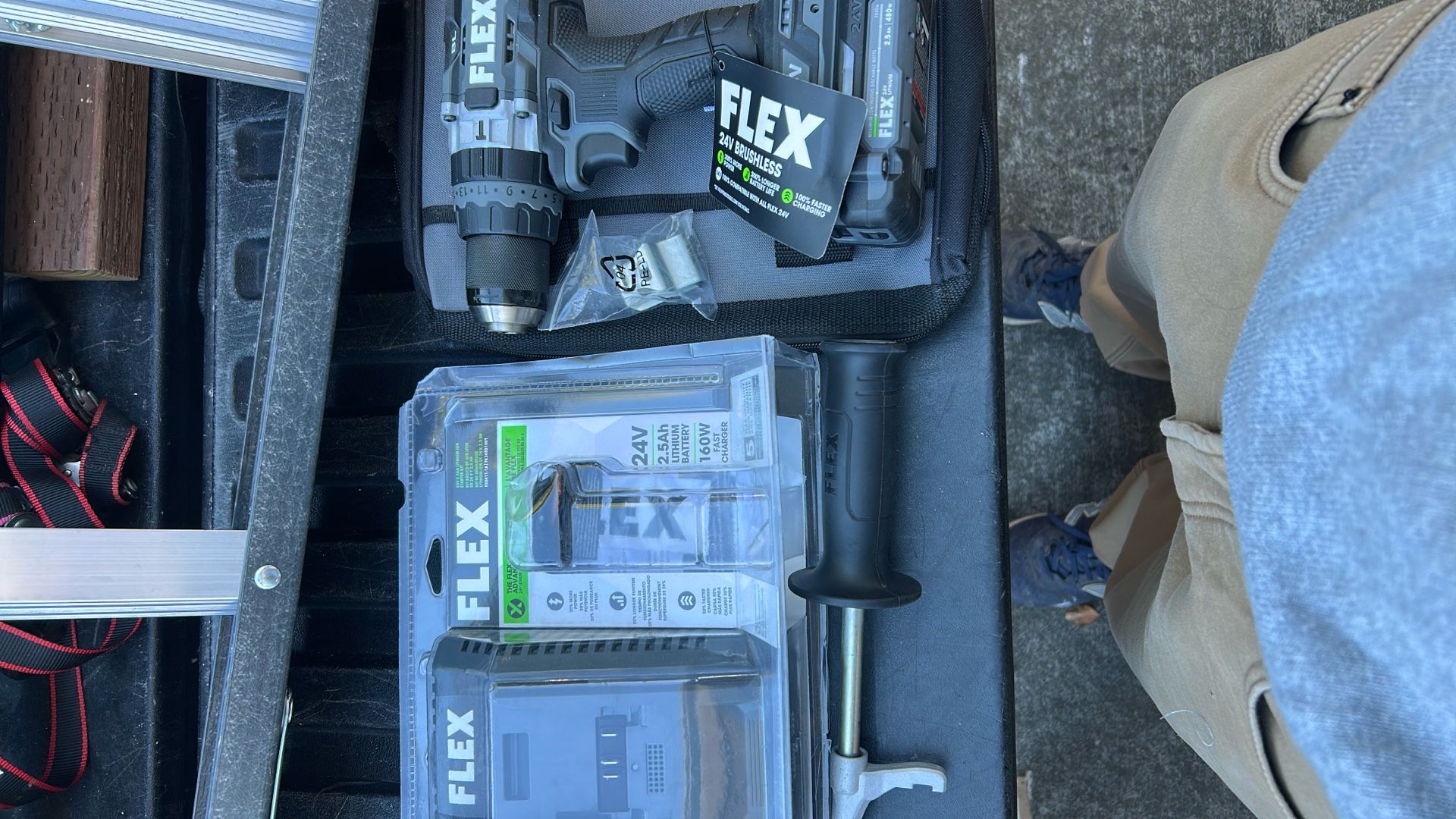 Flex 24v Turbo Hammer Drill Driver Combo Kit 