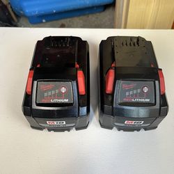 Milwaukee M18 6.0 batteries
