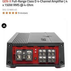 Ds18 4 Channel Amp