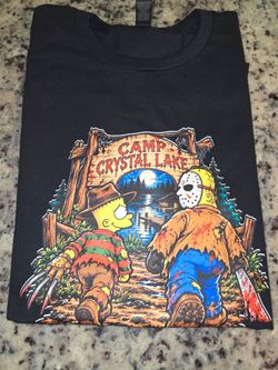 New Camp Crystal Lake/Simpsons shirt