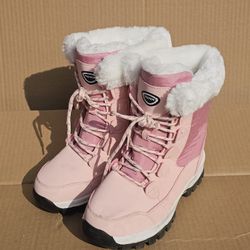 Gently Used Size 7 (38) Pink Women Girl  Boots