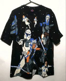 VINTAGE TATOOIN E TRADERS STAR WARS SIEGE OF MANDALORE MENS SIZE MEDIUM