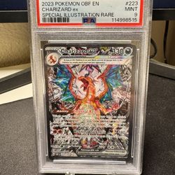 Charizard Obsidian Flames PSA 9 Pokemon Slab