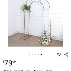 Metal Arch for Display At Parties, Weddings, Celebrations, Showers