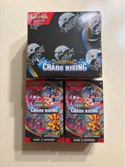 Chaos Rising Booster Display and Booster Bundle from Pokemon Center