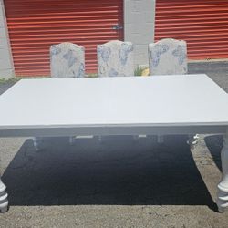 Dinner Table 3 Chairs With Cover 