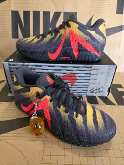 Nike Ja 3 JP Jurassic Park Raptor Anthracite Crimson Red Men's Size 9
