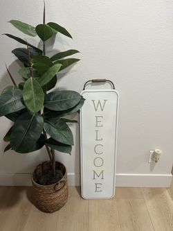 Welcome Home Decor Sign 