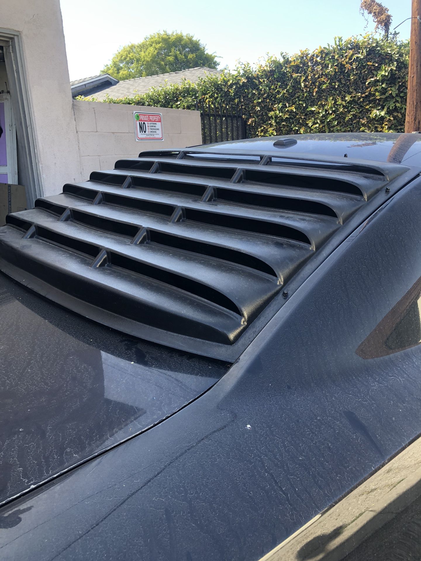 Dodge Charger rear window Louvers