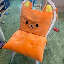 Orange Rilakkuma Chair Cushion 
