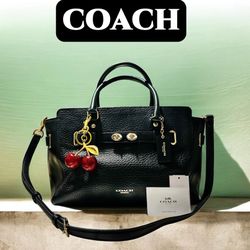 Coach black Blake Carryall crossbody bag