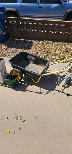 Yard cart/wheel barrow