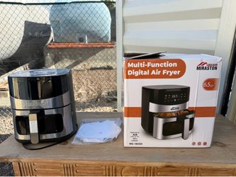 MIRASTON 6.5Qt Multi-Function Digital Air Fryer MS-1805D