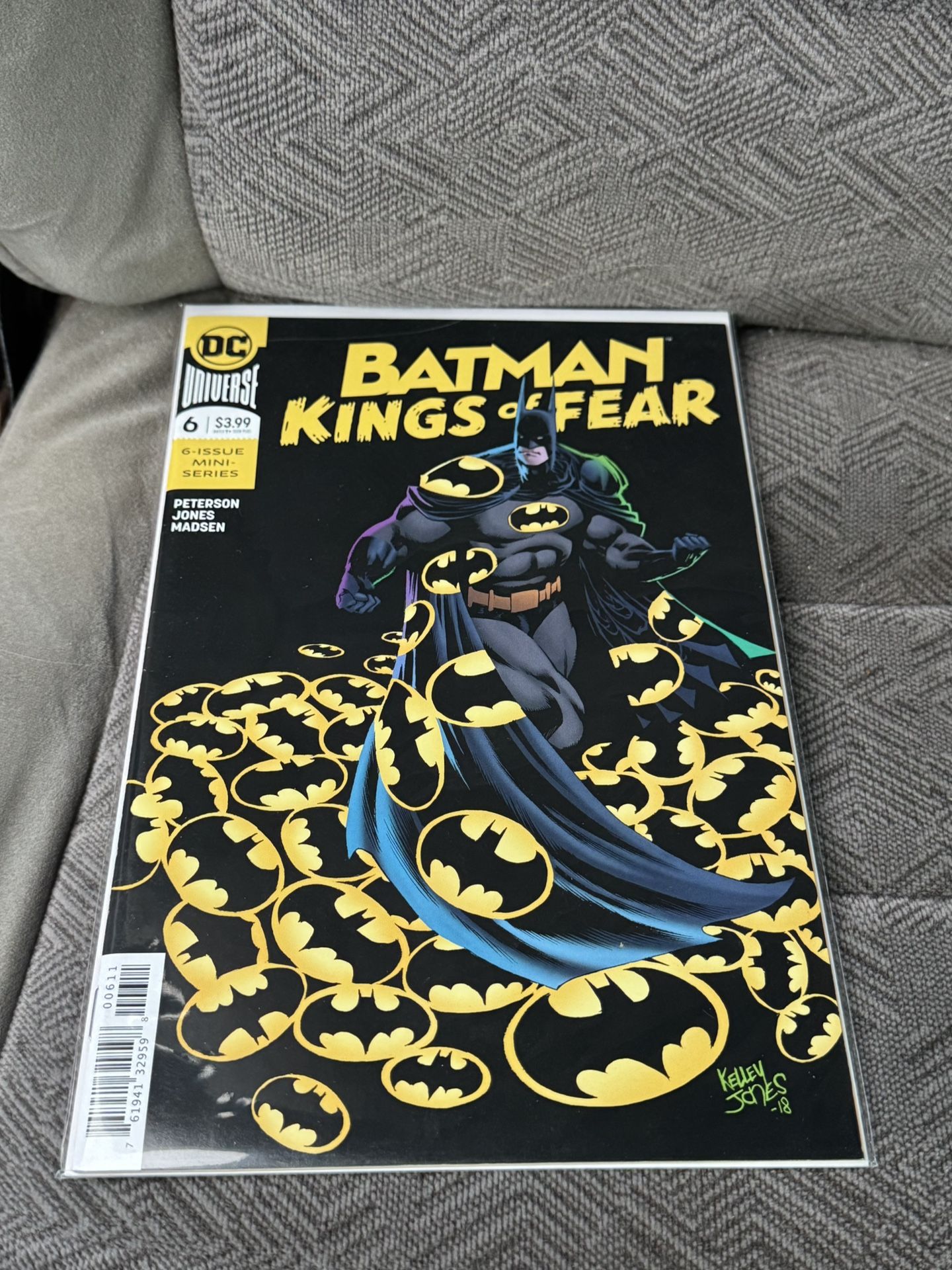DC Comics' Batman: King of Fears 2018 series, illustrated by Peterson, issue #6.