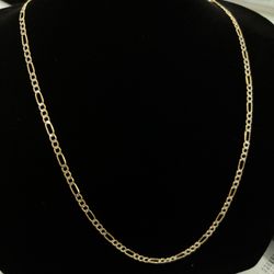 $650 Two Tone Figaro Chain