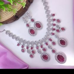 Premium Quality AD Necklace 