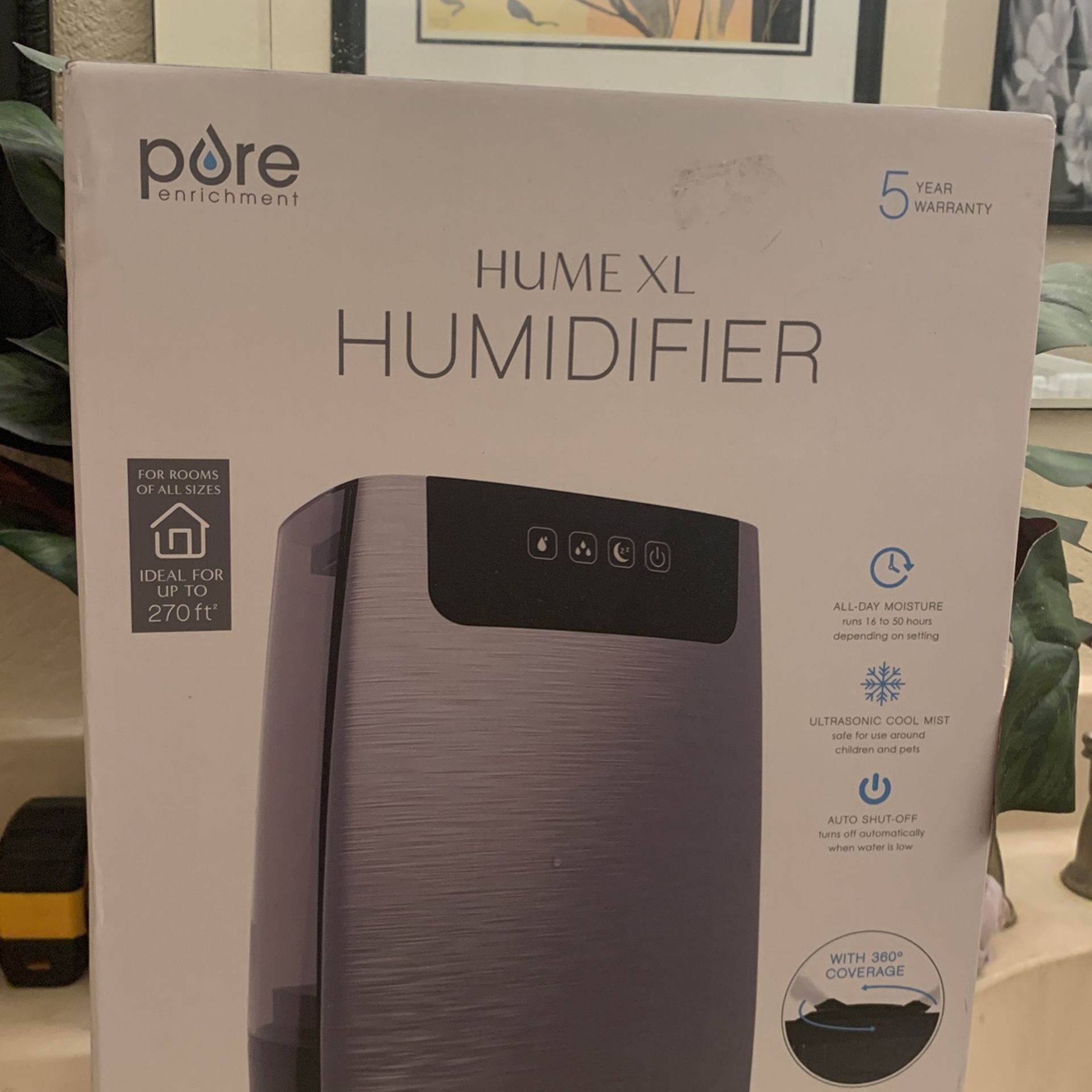 HUME XL HUMIDIFIER Retail 79.99