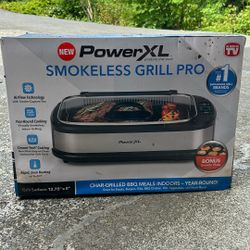 Power XL smokeless Grill Pro NIB