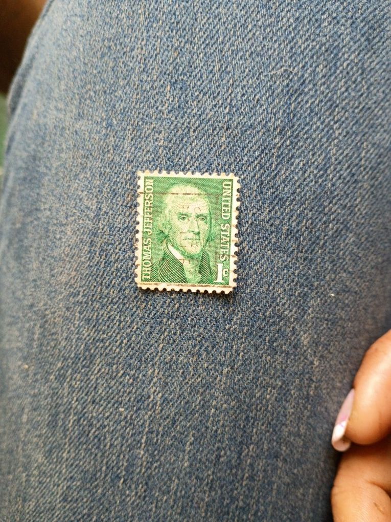 Vintage Thomas Jefferson Stamp