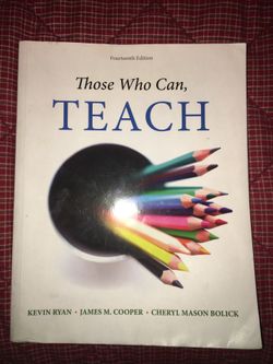 Those who can teach