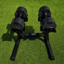 Nuobell Dumbbells + Stand (Black 580) - Garage Gym Certified 🏅