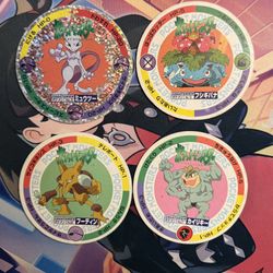 Pokemon Menko Card Holo Nagatanien Nintendo Mewtwo Venusaur Alakazam Machamp
